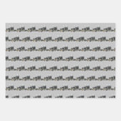 セミクールントランスポートトラック誕生日または休日 ラッピングペーパーシート (正面3)