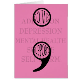 セミコロンの新しい意味Love & Support