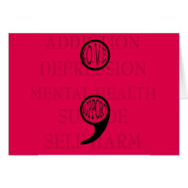 セミコロンの新しい意味Love & Support