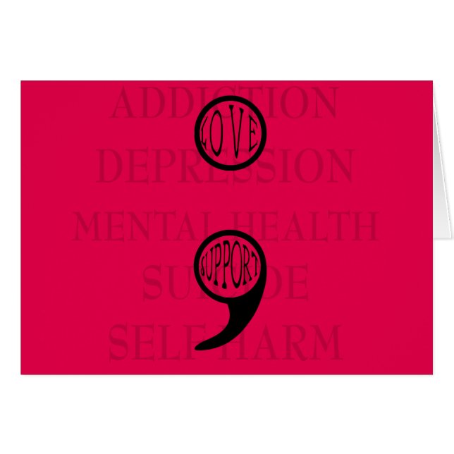 セミコロンの新しい意味Love & Support (正面横)