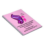 セミコロンの自殺または不況の認識度の蝶 ノートブック (右側)