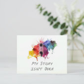 セミコロンは私の物語終わりませんでした ポストカード (スタンド正面)