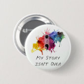 セミコロンは私の物語終わりませんでした 缶バッジ (正面&裏面)