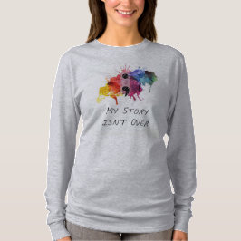 セミコロンは私の物語終わりませんでした Tシャツ