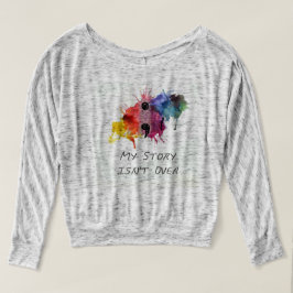 セミコロンは私の物語終わりませんでした Tシャツ