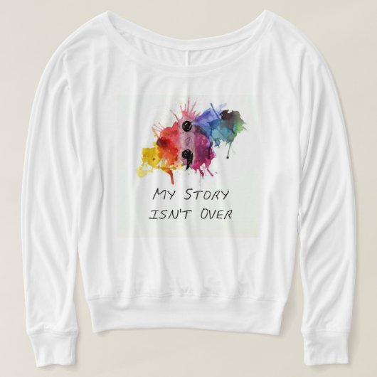 セミコロンは私の物語終わりませんでした Tシャツ (デザイン正面)