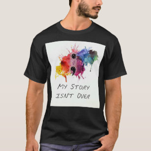 セミコロンは私の物語終わりませんでした Tシャツ