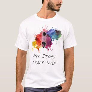 セミコロンは私の物語終わりませんでした Tシャツ