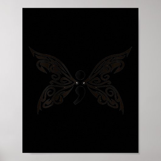 セミコロンプロジェクトMental Health認識度Butterfl ポスター (正面)