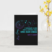 セミコロン定義タンポポ自殺防止 カード (黄色い花)