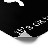 セミコロン正常性のモチベーション勇気付けられる ポスター (角)