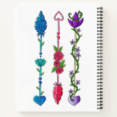 セミコロン矢印 ノートブック (裏面)