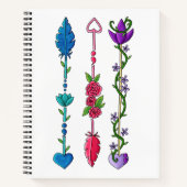 セミコロン矢印 ノートブック (正面)