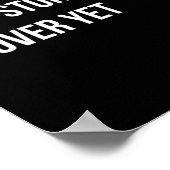 セミコロン私の話はまだ自殺を待っている ポスター (角)