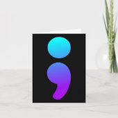 セミコロン自殺認識度セミコロン自殺の前 カード (正面)