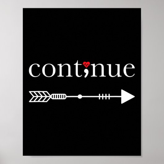 セミコロン自殺認識度プロジェクトの続行 ポスター (正面)