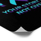 セミコロン自殺認識度メンタルヘルス ポスター (角)