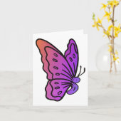 セミコロン蝶アンチ自殺メンタルヘルス阿波 カード (黄色い花)