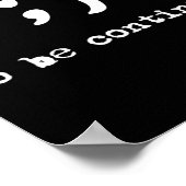 セミコロン連続の自殺認識度 ポスター (角)