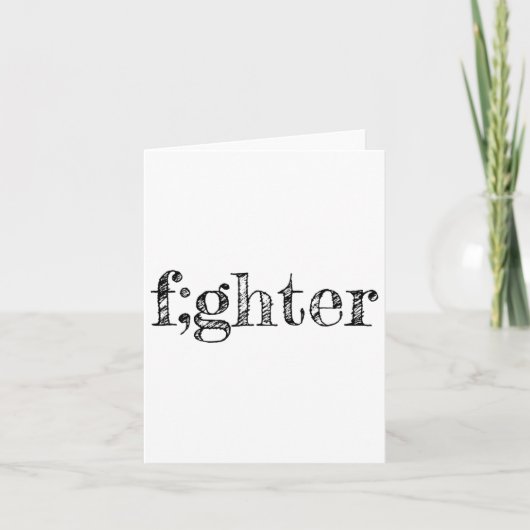 セミコロン・サポート抑制認識度 カード (正面)