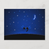 セミコロン ポストカード (正面)