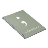 セミコロン/私の話はまだ終わらない； ノートブック (右側)