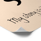 セミコロン/私の話はまだ終わらない； ポスター (角)