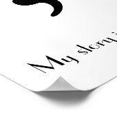 セミコロン/私の話はまだ終わらない; ポスター (角)