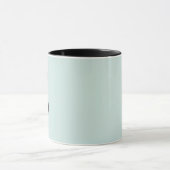 セミコロン(軽いティール（緑がかった色）) マグカップ (中央)