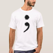 セミコロン Tシャツ (正面)