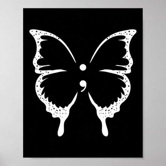 セミコロンMental Health認識度 ポスター (正面)