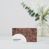 セミサークルパネル – ピンクさくらんぼブロッサム02 名刺 (スタンド正面)