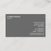 セミサークルパネル – ピンクさくらんぼブロッサム02 名刺 (裏面)