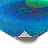 セミソニック3Dダイクロイックガラスフラクタル ポスター (角)