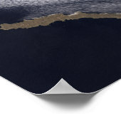 セミソポチノイ島の衛星画像 ポスター (角)