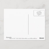 セミットカニ海海水中絵画動物 ポストカード (裏面)