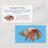 セミットカニ漫画イラストレーション 名刺 (正面/裏面)