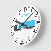 セミトパーソナライズされたレーラートラック輸送 ラウンド壁時計 (傾斜)