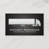 セミトラックとトレーラー 名刺 (正面)