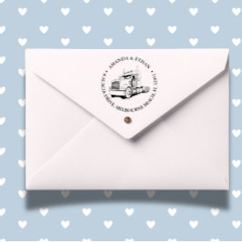 セミトラックのケンワース セルフインキングスタンプ