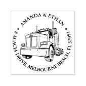 セミトラックのケンワース セルフインキングスタンプ (デザイン)