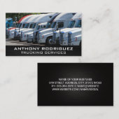 セミトラックの艦隊 | トランスポートサービス 名刺 (正面/裏面)