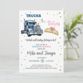 セミトラックまたはティアラ性別が招待を明らかにする。 招待状 (スタンド正面)