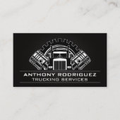 セミトラックギアとピストン 名刺 (正面)