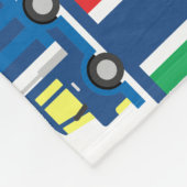 セミトラックコンボイパーソナライズされたフリースブランケット フリースブランケット (角)