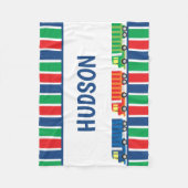 セミトラックコンボイパーソナライズされたフリースブランケット フリースブランケット (正面)