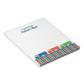 セミトラックコンボイパーソナライズされたメモ ノートパッド (アングル)