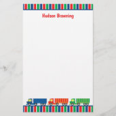 セミトラックコンボイパーソナライズされた文具 便箋 (正面)