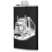 セミトラックディーゼルトラック技術インクスケッチ フラスク (左)