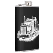 セミトラックディーゼルトラック技術インクスケッチ フラスク (右)